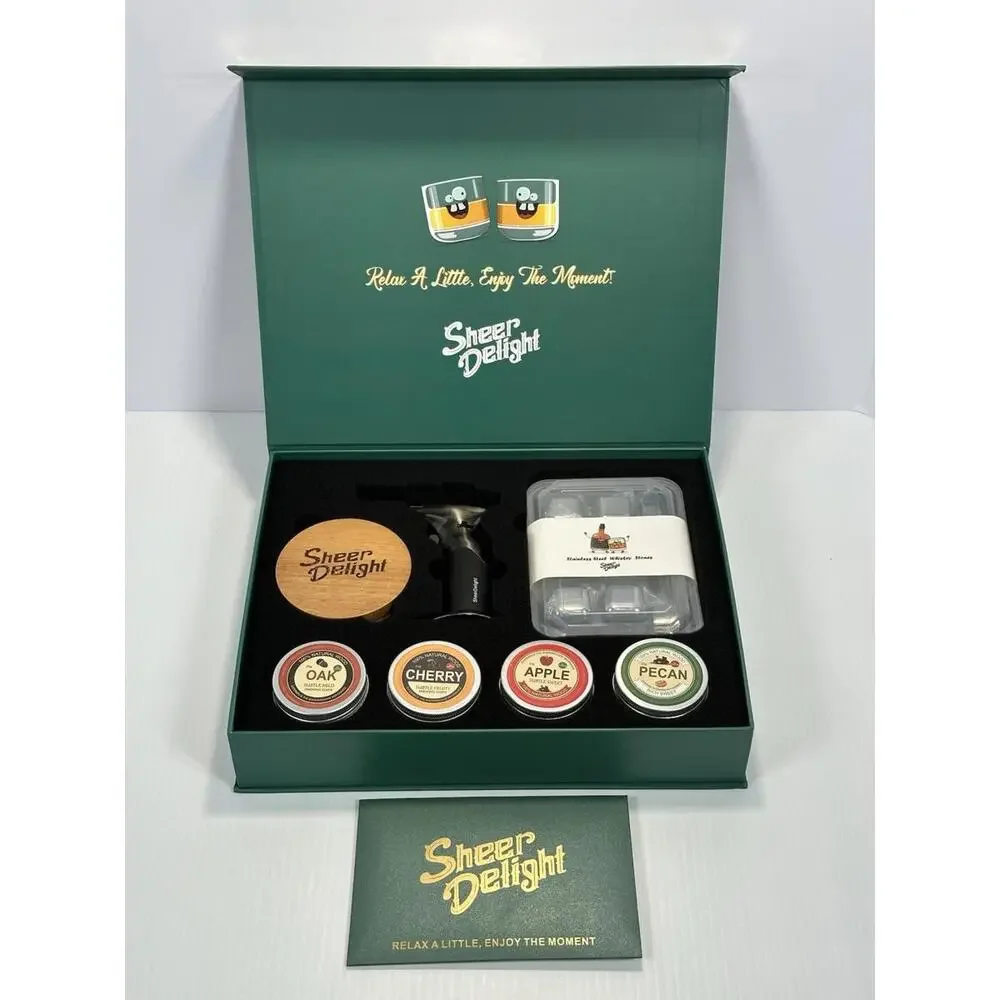 Sheer Delight Cocktail Smoker Kit Torch for‎ Whiskey Bourbon Old Fashioned